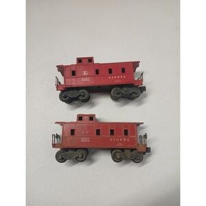 Vintage Lionel 6257 SP Caboose Set of 2 - O Gauge Postwar - Untested For Parts